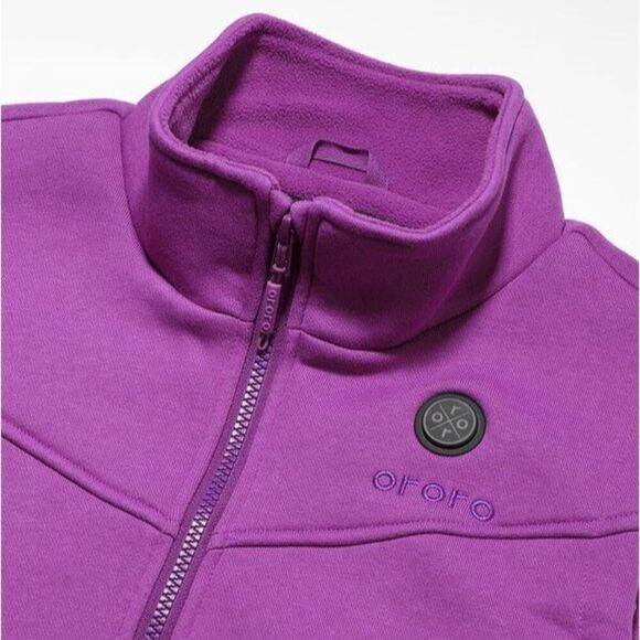 Ororo Women's Sz Small Purple 3-Zone Fleece Heated Vest w/Battery - Picture 11 of 11